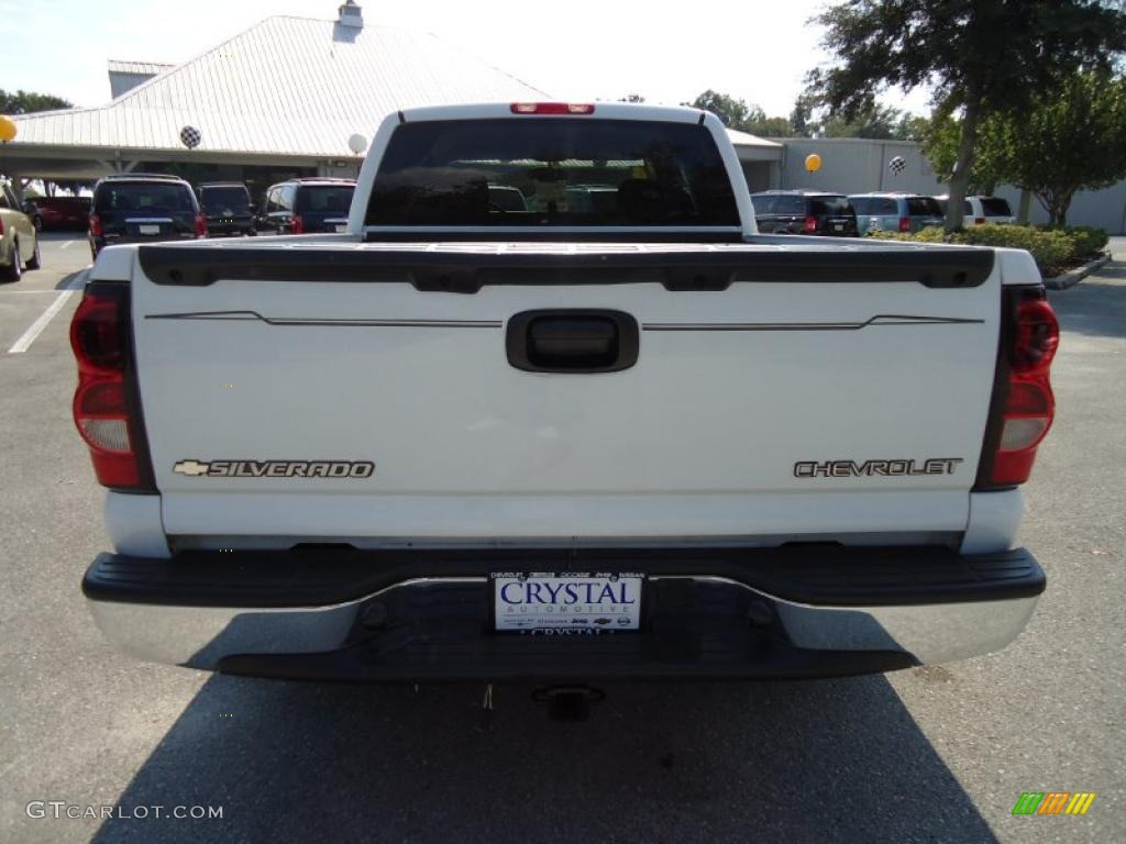 2004 Silverado 1500 LS Extended Cab - Summit White / Dark Charcoal photo #9