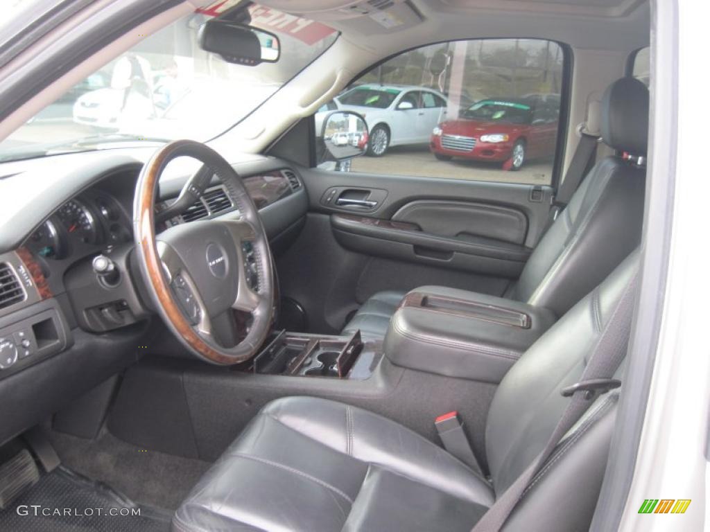 Ebony Black Interior 2007 GMC Yukon Denali AWD Photo #37926690