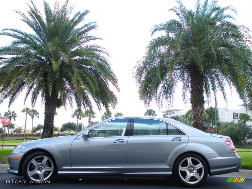 2007 S 550 Sedan - Andorite Grey Metallic / Black photo #1