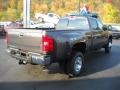 2011 Storm Gray Metallic GMC Sierra 3500HD SLT Crew Cab 4x4 Dually  photo #4