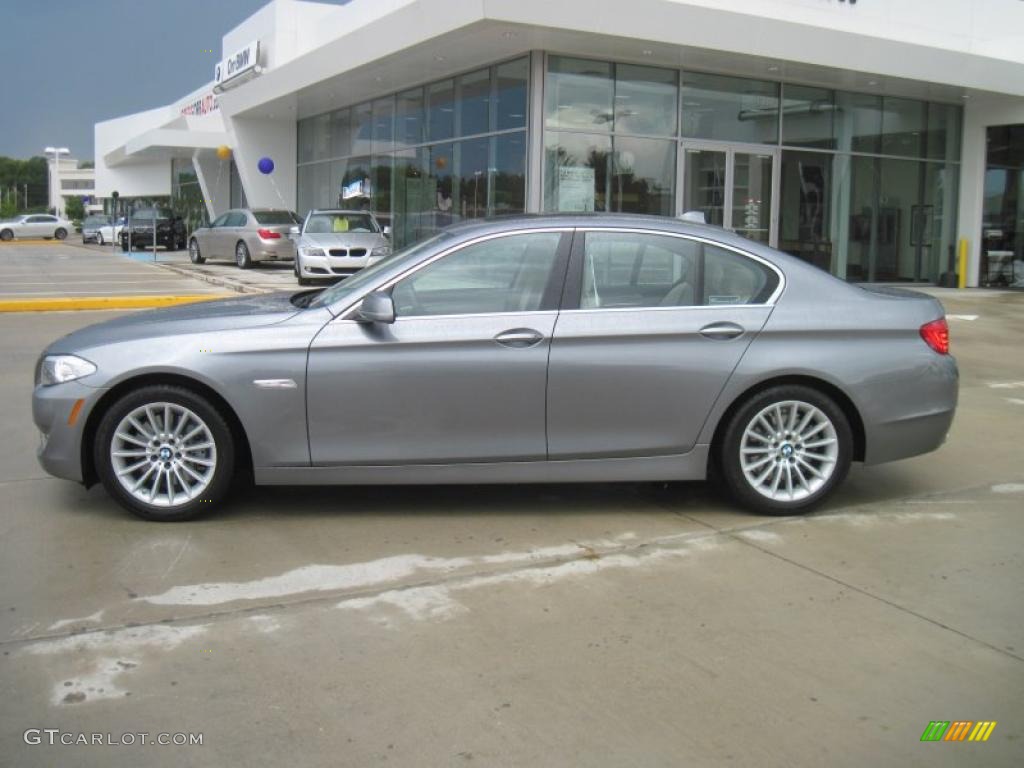 Space Gray Metallic 2011 BMW 5 Series 535i Sedan Exterior Photo #37927666