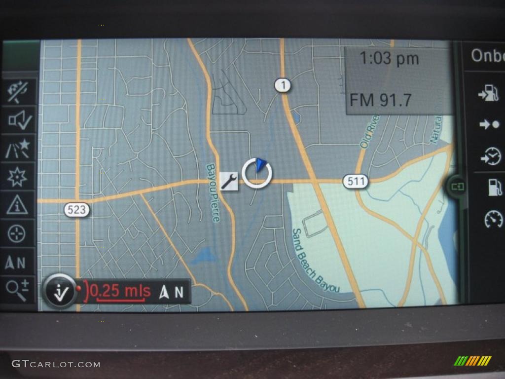 2011 BMW 5 Series 535i Sedan Navigation Photo #37927762