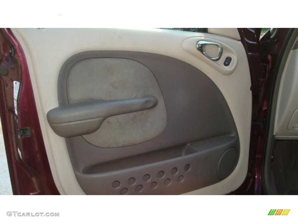 2002 PT Cruiser Limited - Deep Cranberry Pearlcoat / Taupe photo #9