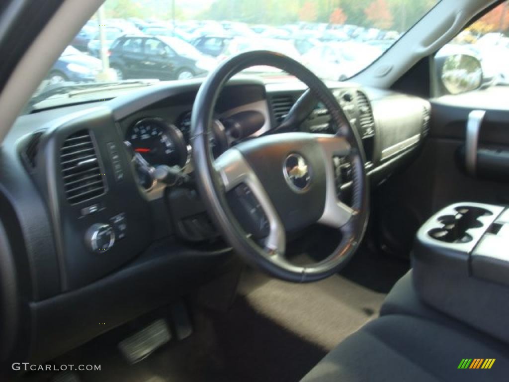 2008 Silverado 1500 LT Extended Cab - Blue Granite Metallic / Dark Titanium photo #12