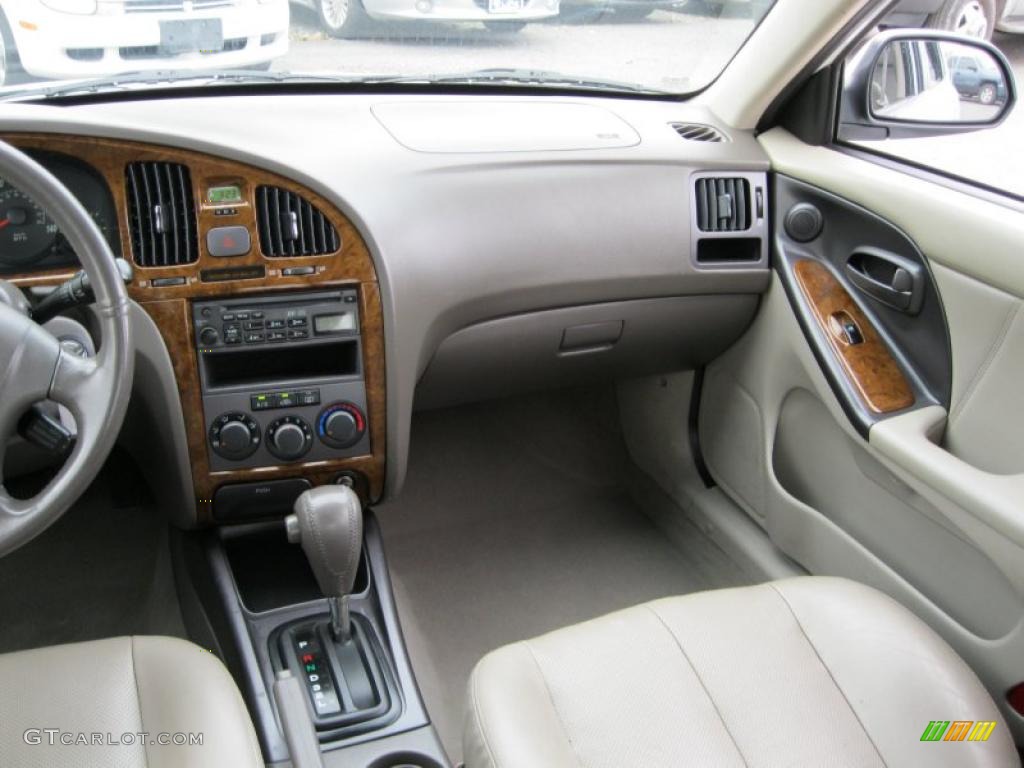 2006 Elantra GLS Sedan - Nordic White / Beige photo #20