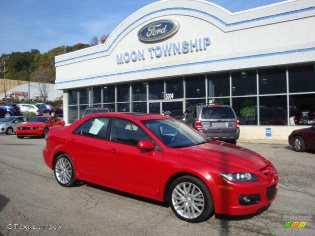 2006 MAZDA6 MAZDASPEED6 Grand Touring - Velocity Red Mica / Black photo #1