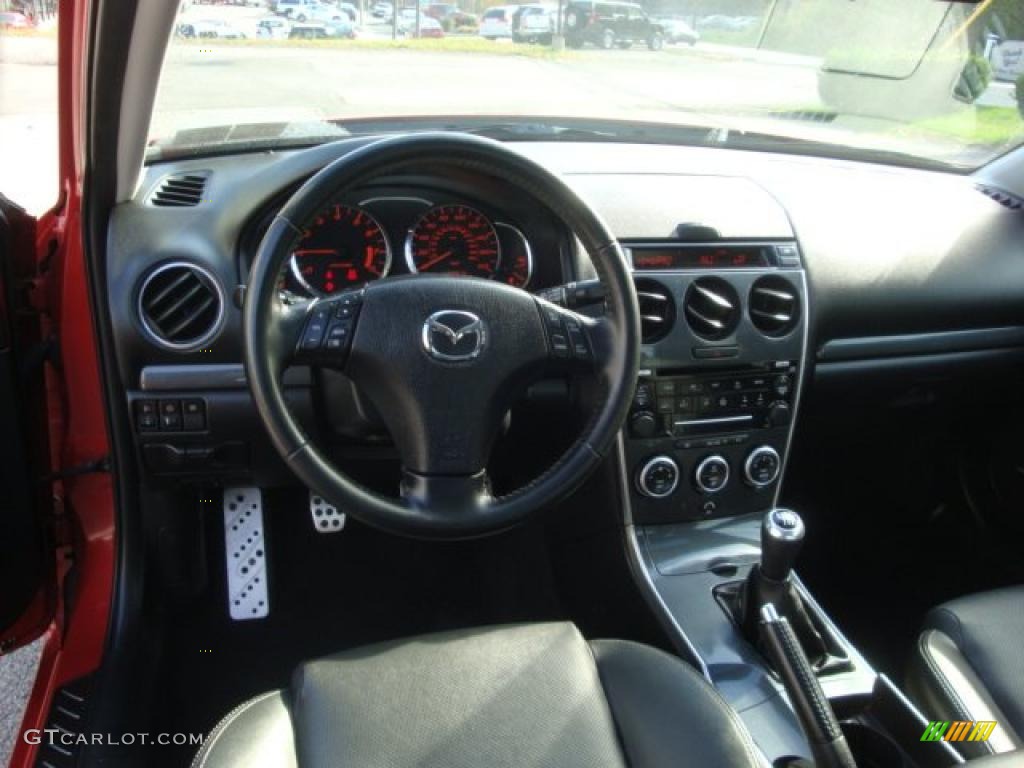 Black Interior 2006 Mazda Mazda6 Mazdaspeed6 Grand Touring