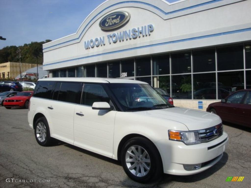 2009 Flex SEL AWD - White Suede Clearcoat / Medium Light Stone photo #1