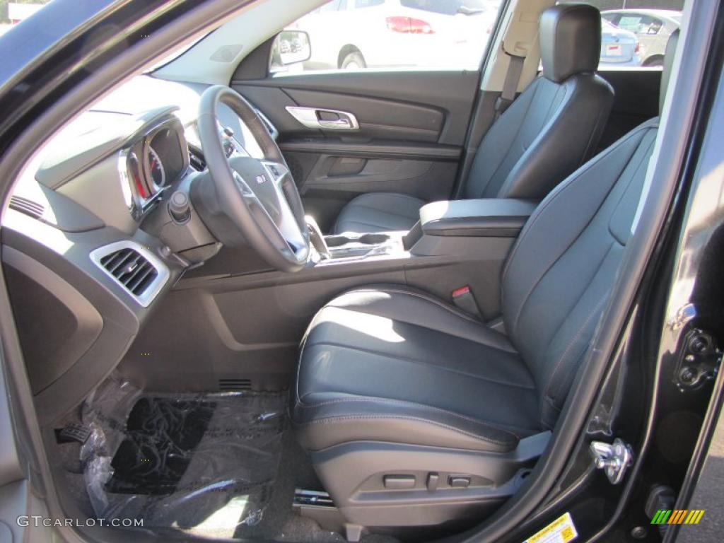Jet Black Interior 2011 GMC Terrain SLT Photo #37933158