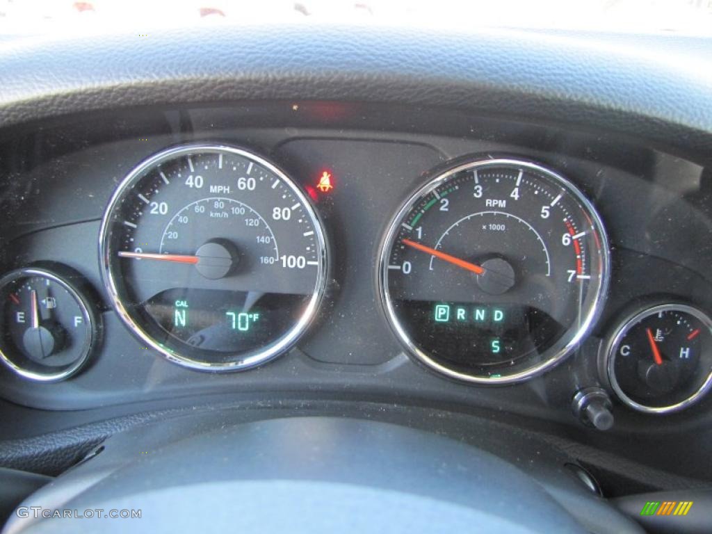 2011 Jeep Wrangler Unlimited Sport 4x4 Gauges Photo #37933770