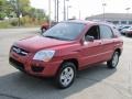 2010 Volcanic Red Kia Sportage LX V6 4x4  photo #6