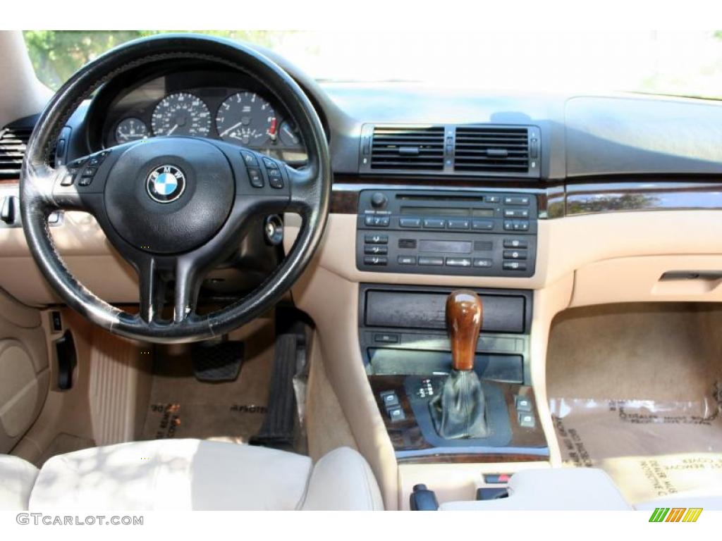 Sand Interior 2001 BMW 3 Series 325i Coupe Photo #37934450
