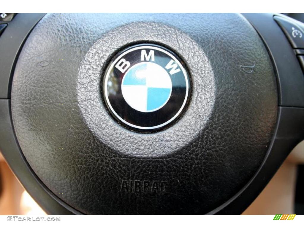 2001 3 Series 325i Coupe - Jet Black / Sand photo #61