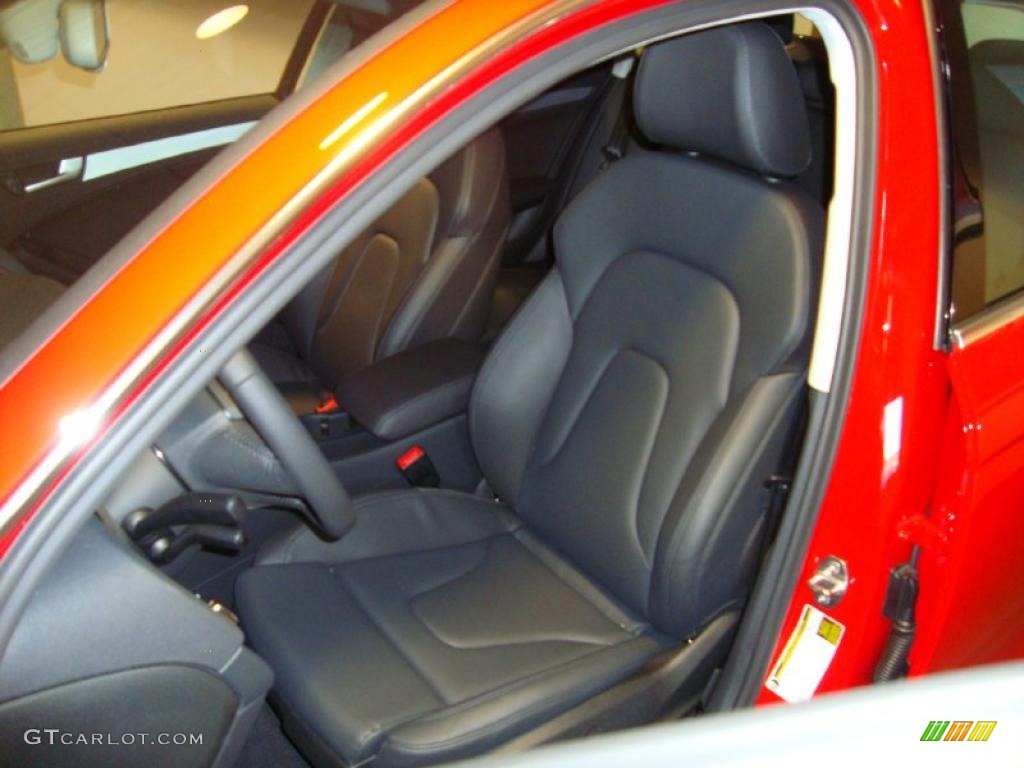 Black Interior 2011 Audi A4 2.0T quattro Sedan Photo #37935726