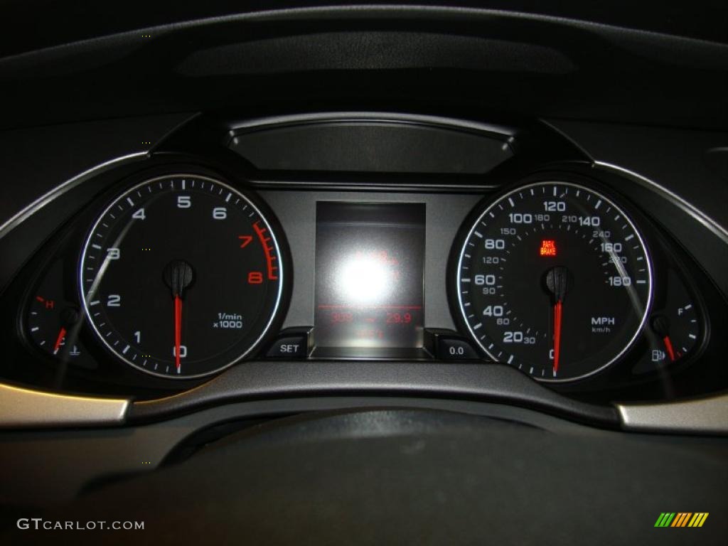 2011 Audi A4 2.0T quattro Sedan Gauges Photo #37935918