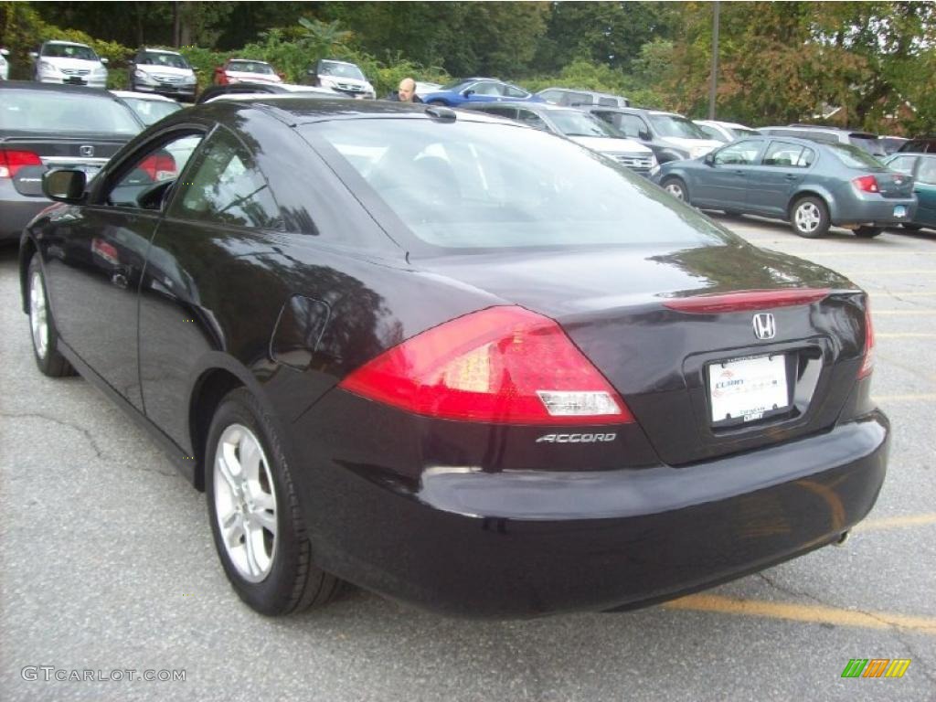 2006 Accord EX-L Coupe - Nighthawk Black Pearl / Gray photo #2