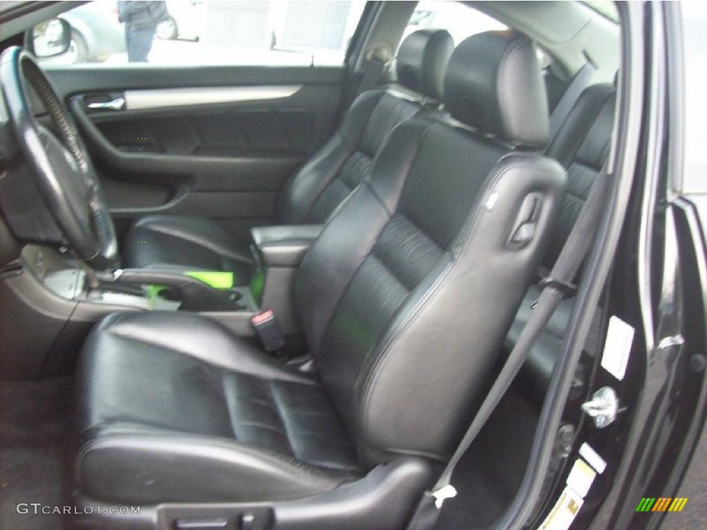 2006 Accord EX-L Coupe - Nighthawk Black Pearl / Gray photo #6