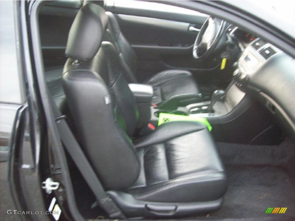 2006 Accord EX-L Coupe - Nighthawk Black Pearl / Gray photo #15