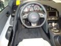 2011 Audi R8 Titanium Grey Nappa Leather Interior Steering Wheel Photo