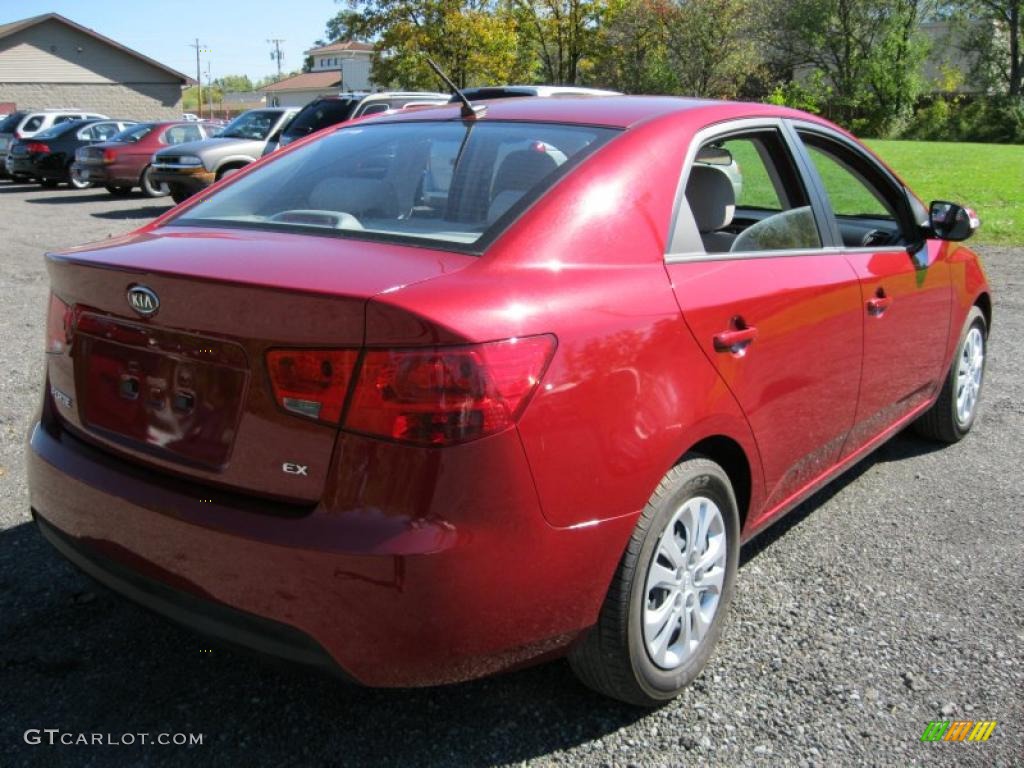 2010 Forte EX - Spicy Red / Stone photo #2