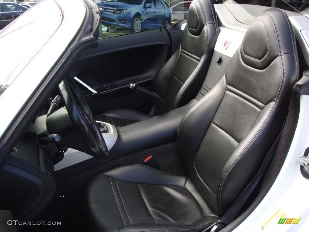 Black Interior 2007 Saturn Sky Roadster Photo #37938190