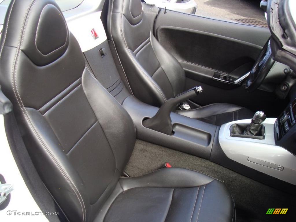 Black Interior 2007 Saturn Sky Roadster Photo #37938246