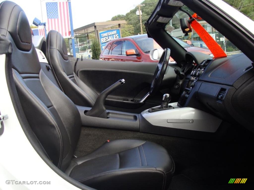 Black Interior 2007 Saturn Sky Roadster Photo #37938258