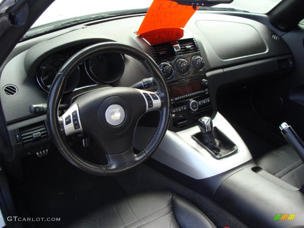 2007 Saturn Sky Roadster Black Dashboard Photo #37938342