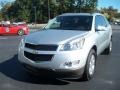 2011 Silver Ice Metallic Chevrolet Traverse LT  photo #2