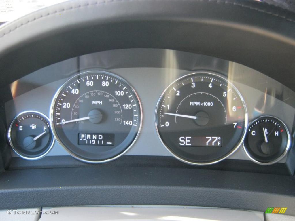 2009 Jeep Grand Cherokee Limited 4x4 Gauges Photo #37939594