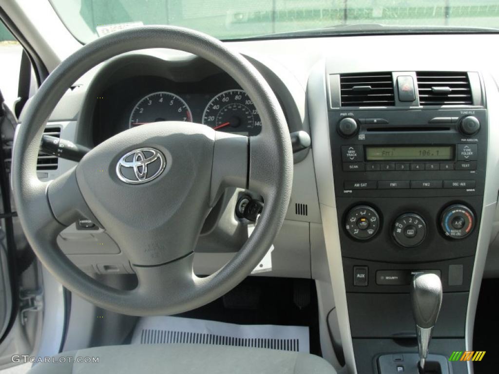 2009 Toyota Corolla LE Ash Dashboard Photo #37939678