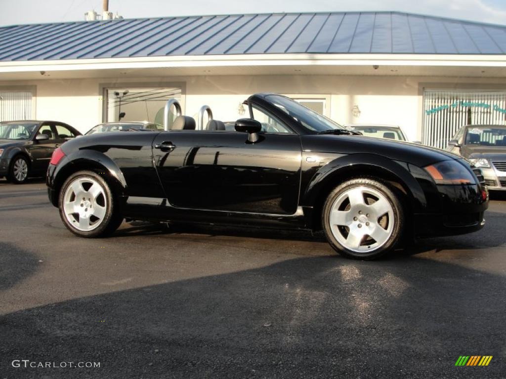 Brilliant Black 2001 Audi TT 1.8T quattro Roadster Exterior Photo #37940606