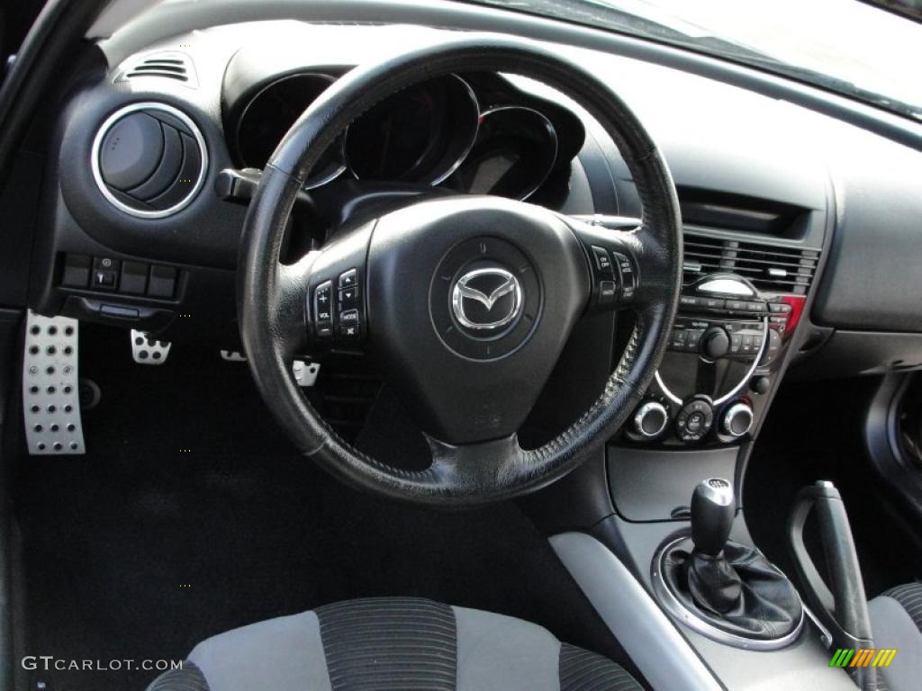 2006 Mazda RX-8 Standard RX-8 Model Black Dashboard Photo #37940846
