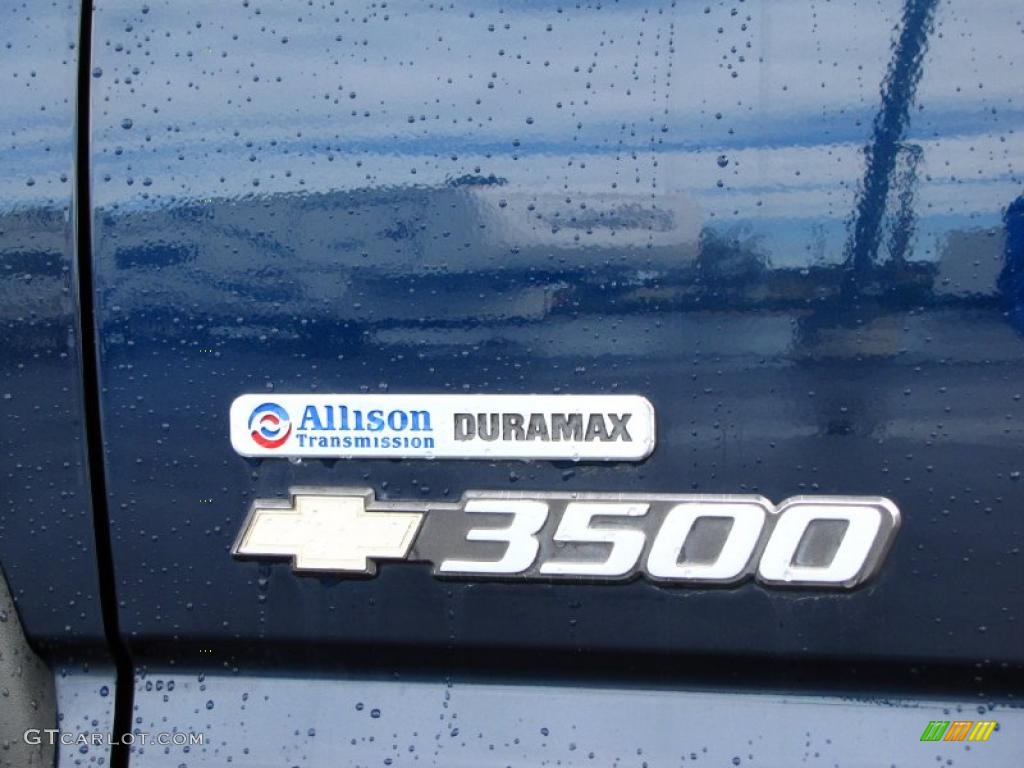 2007 Silverado 3500HD Classic LT Crew Cab 4x4 Dually - Dark Blue Metallic / Tan photo #18