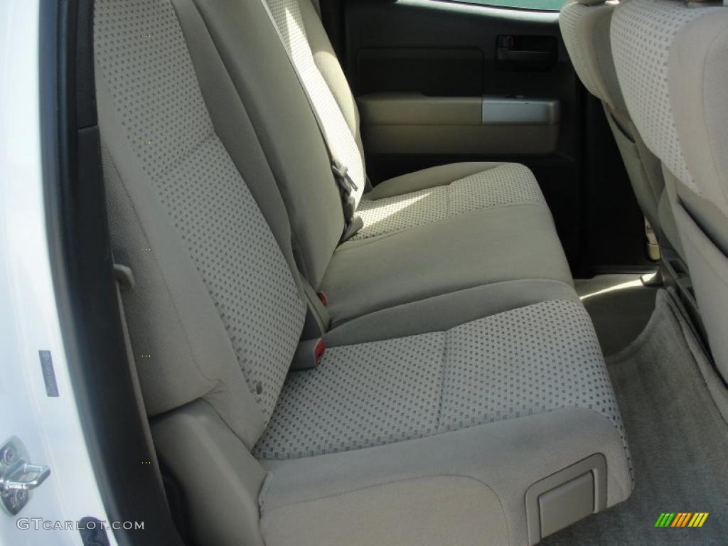 2008 Tundra Double Cab - Super White / Beige photo #29
