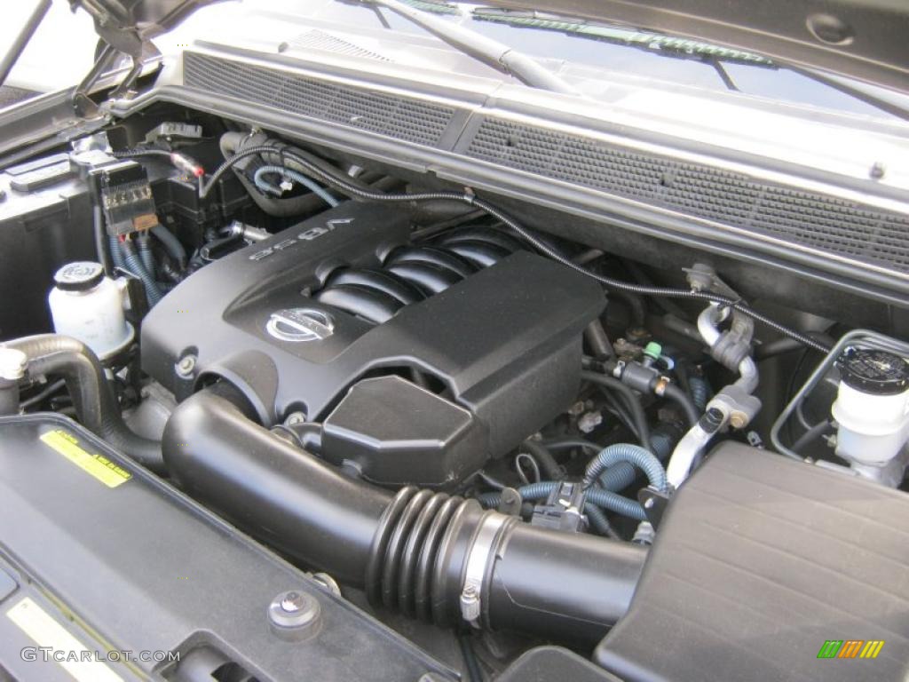 2006 Nissan Titan XE Crew Cab 4x4 5.6 Liter DOHC 32-Valve V8 Engine Photo #37942778