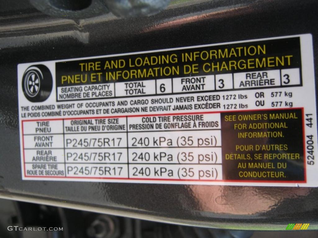 2006 Nissan Titan XE Crew Cab 4x4 Info Tag Photos