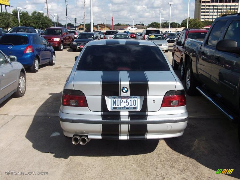 2000 5 Series 528i Sedan - Titanium Silver Metallic / Black photo #5