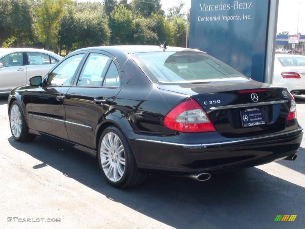 2008 E 350 Sedan - Black / Cashmere photo #10