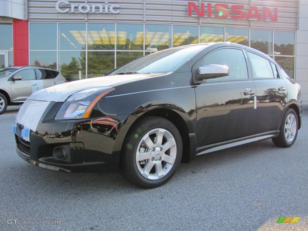 2011 Sentra 2.0 SR - Super Black / Charcoal photo #1