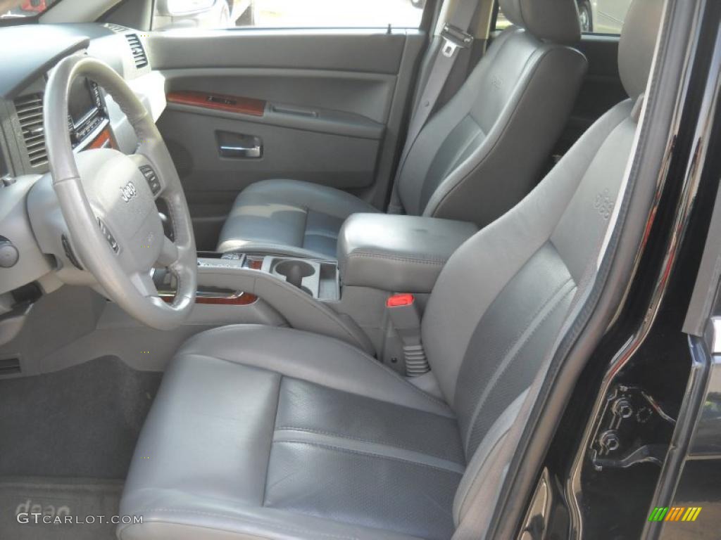 Medium Slate Gray Interior 2007 Jeep Grand Cherokee Limited 4x4 Photo #37947064