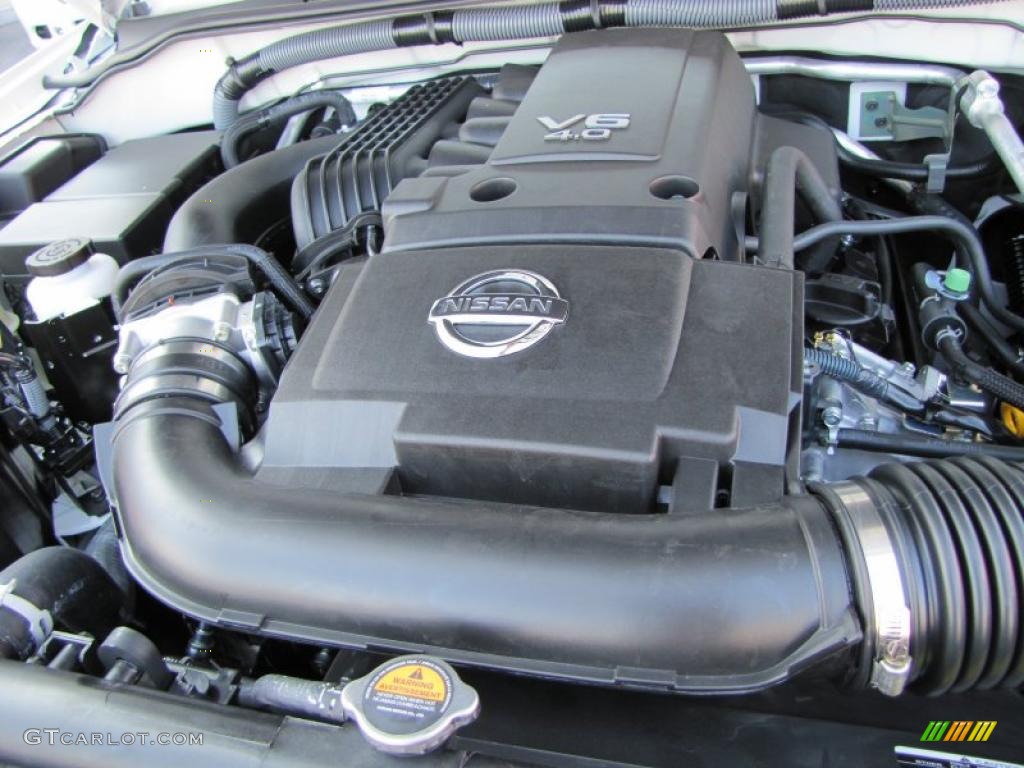 2011 Nissan Frontier SV Crew Cab 4.0 Liter DOHC 24-Valve CVTCS V6 Engine Photo #37947380