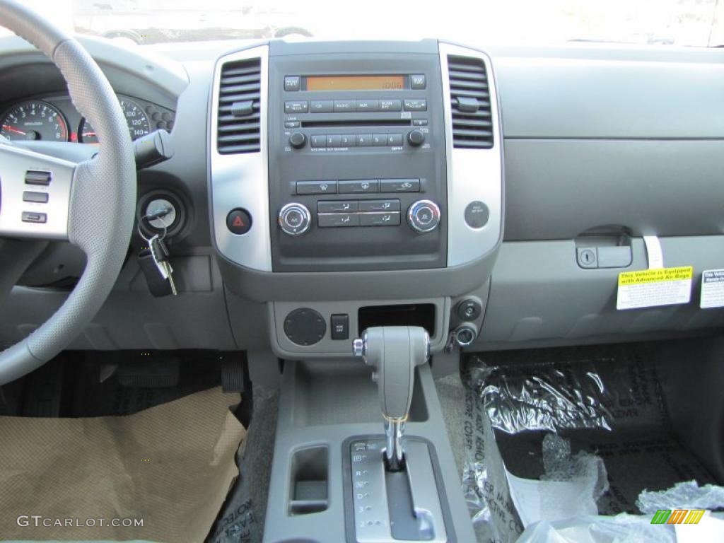 2011 Nissan Frontier SV Crew Cab Steel Dashboard Photo #37947398