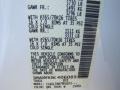 QM1: Avalanche White 2011 Nissan Frontier SV Crew Cab Color Code