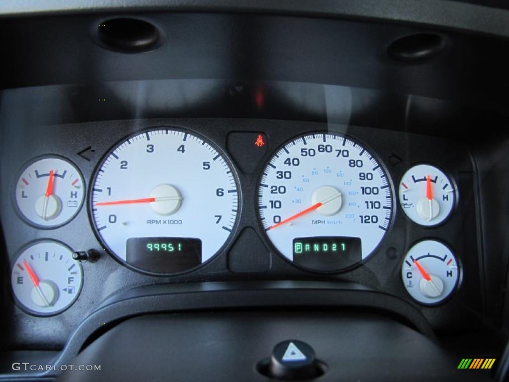 2004 Dodge Ram 2500 SLT Quad Cab 4x4 Gauges Photo #37947552