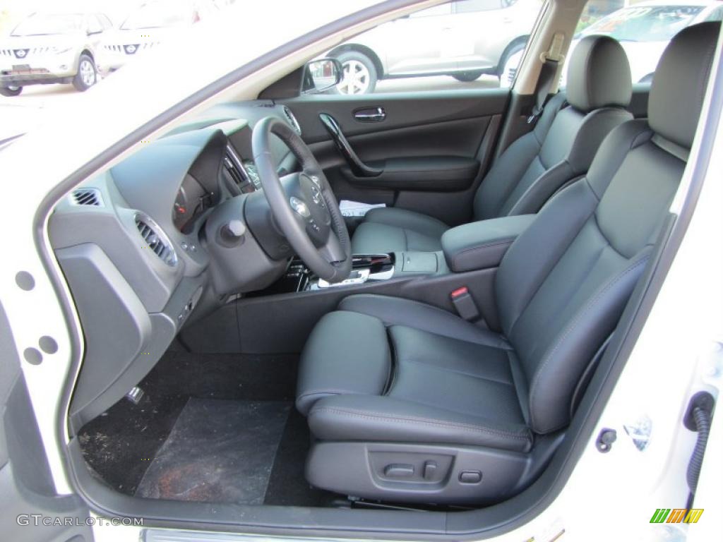 Charcoal Interior 2011 Nissan Maxima 3.5 SV Photo #37947960