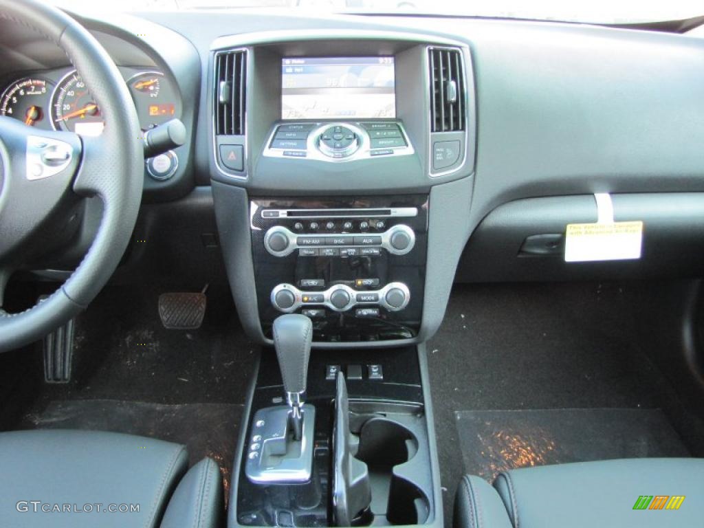 2011 Nissan Maxima 3.5 SV Charcoal Dashboard Photo #37947988