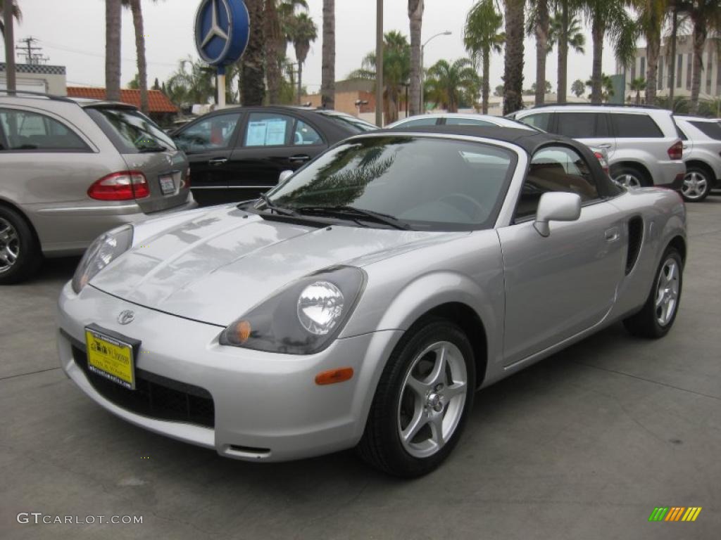 Liquid Silver Metallic 2001 Toyota MR2 Spyder Roadster Exterior Photo #37949728