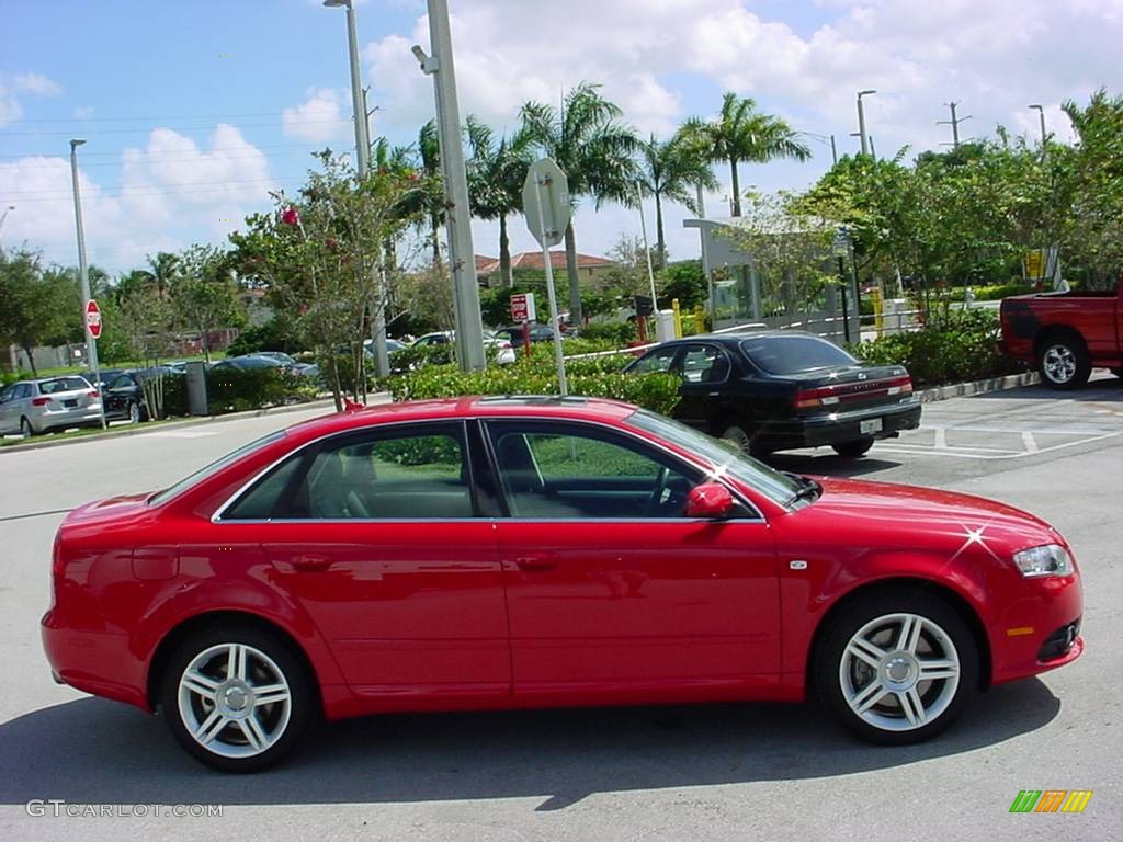 2008 A4 2.0T Special Edition Sedan - Brilliant Red / Black photo #6