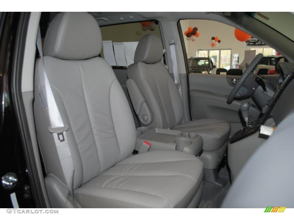 Gray Interior 2011 Kia Sedona EX Photo #37951276